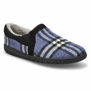 Softmoc Jackie2 Blue Plaid Slipper NEW in Box- Sz. 6